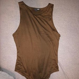 fashion nova brown bodysuit